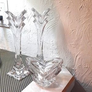 3 pc Mikasa candle holder set.